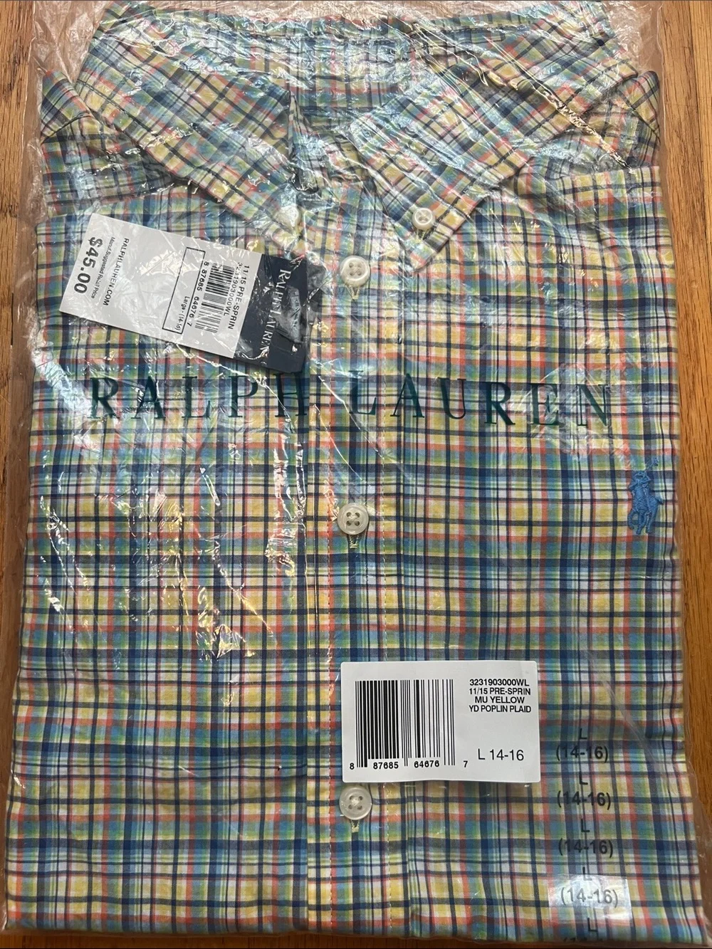 Ralph Lauren Plaid Button-Down Shirt